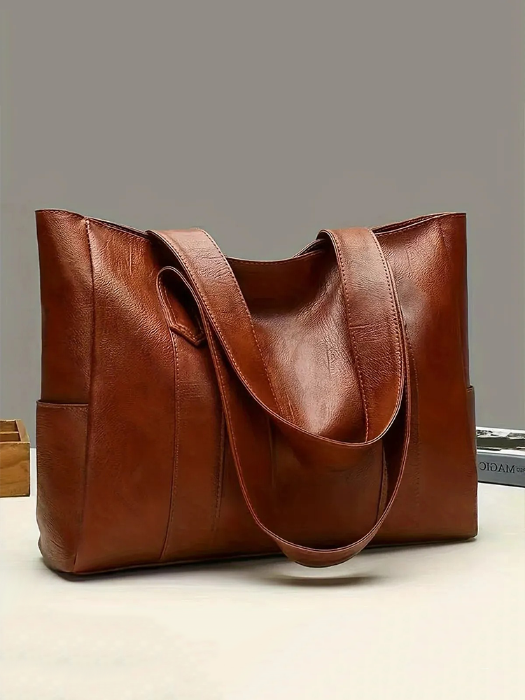Jess Ladies Retro Shoulder Bag | Handbag | Shopper Brown
