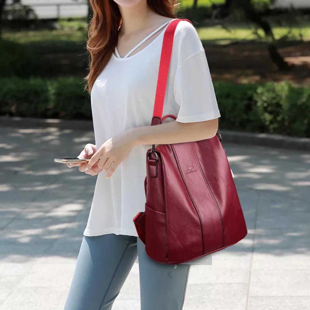 Jessie anti-theft backpack - Spacious and elegant