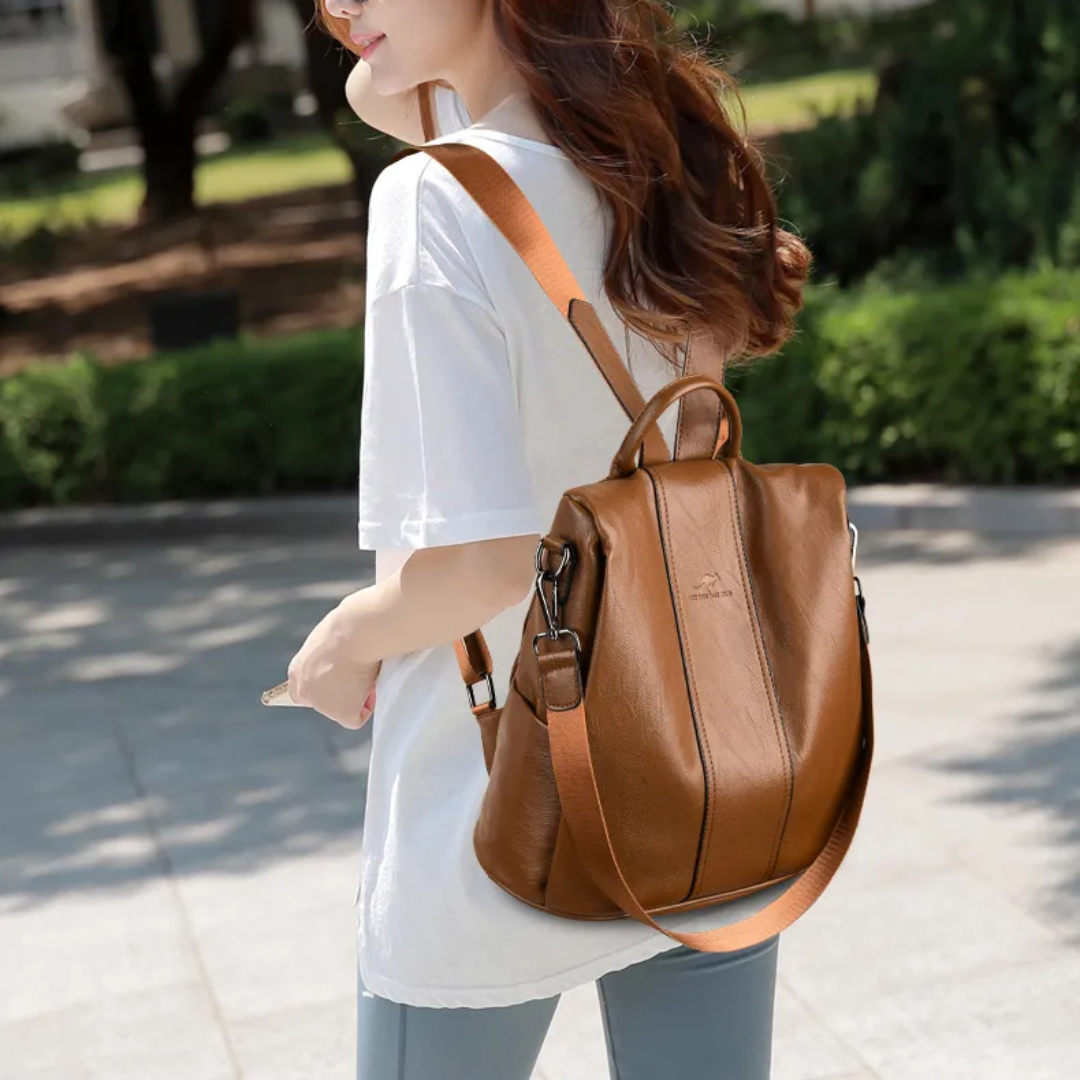 Jessie anti-theft backpack - Spacious and elegant