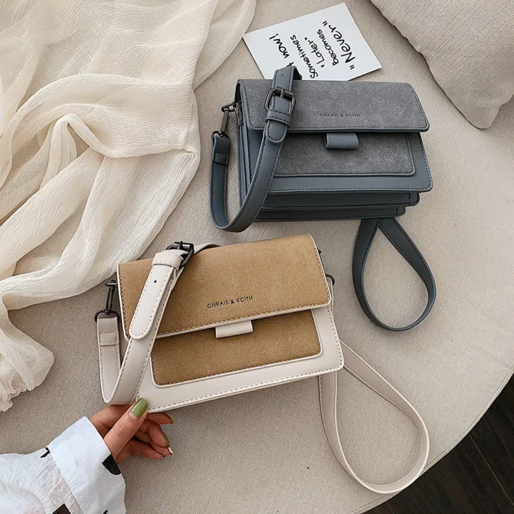 Kristel shoulder bag with practical flap opening