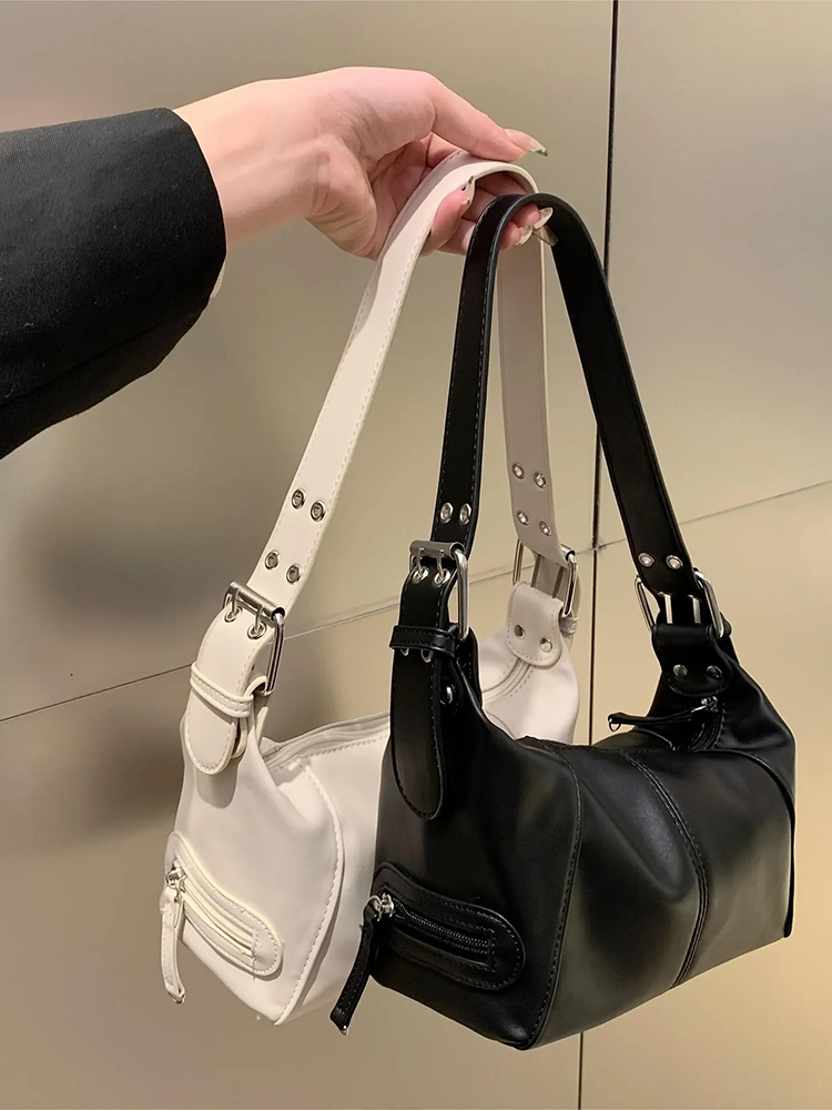Lauren Ladies Y2K Shoulder Bag | Handbag | Shopper White