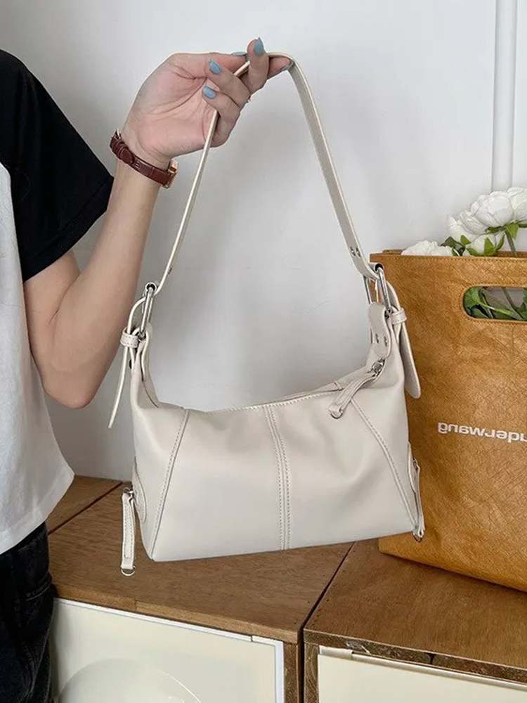 Lauren Ladies Y2K Shoulder Bag | Handbag | Shopper White