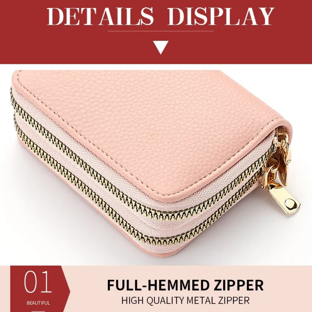 Small wallet with lychee pattern | Trendy and compact