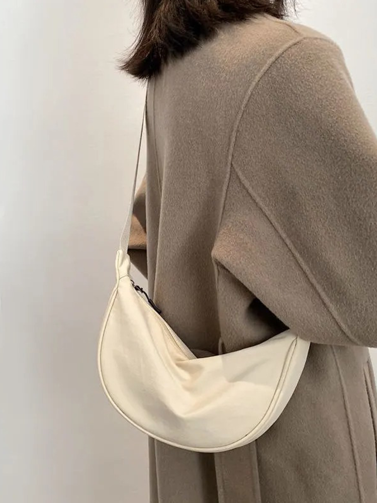 Lydia Ladies PU Shoulder Bag | Crossbody Bag Beige