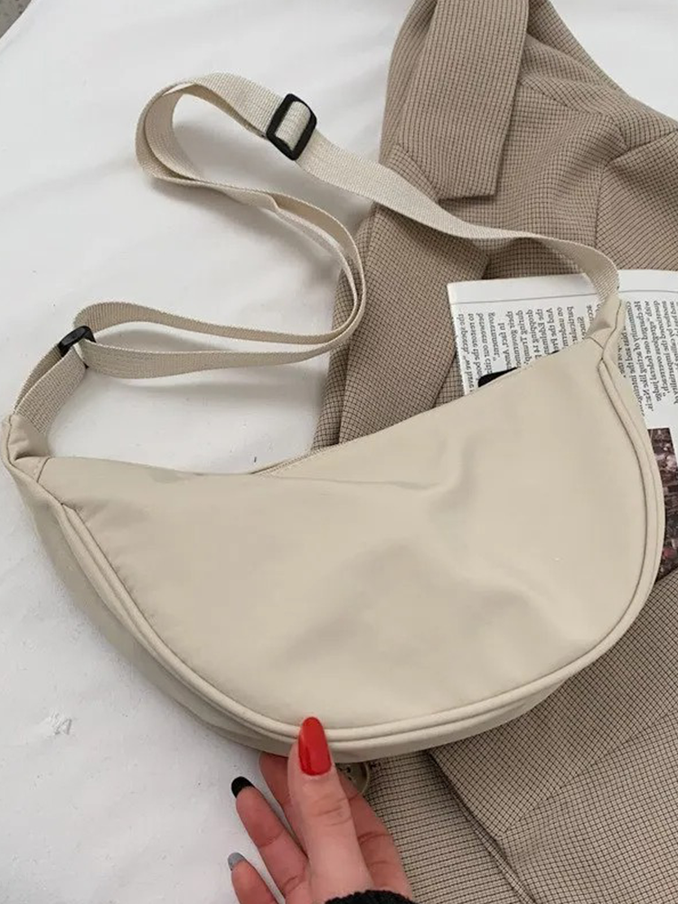 Lydia Ladies PU Shoulder Bag | Crossbody Bag Beige