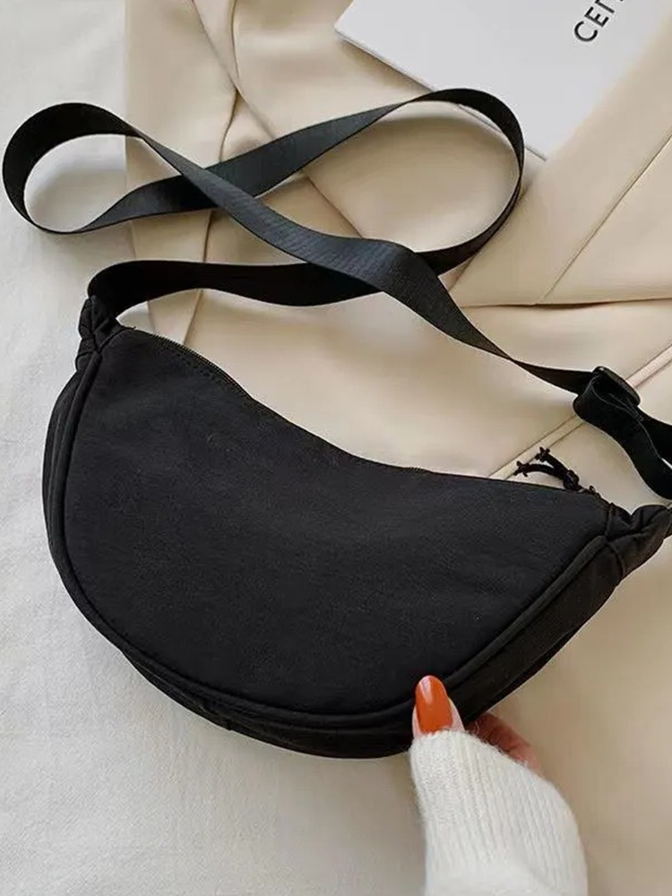 Lydia Ladies PU Shoulder Bag | Crossbody Bag Black