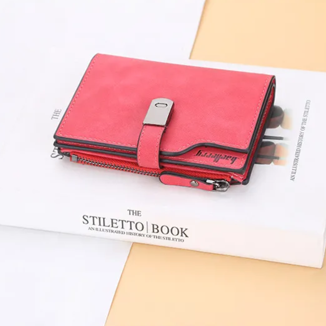 Compact wallet with magnetic loop | Practical and trendy