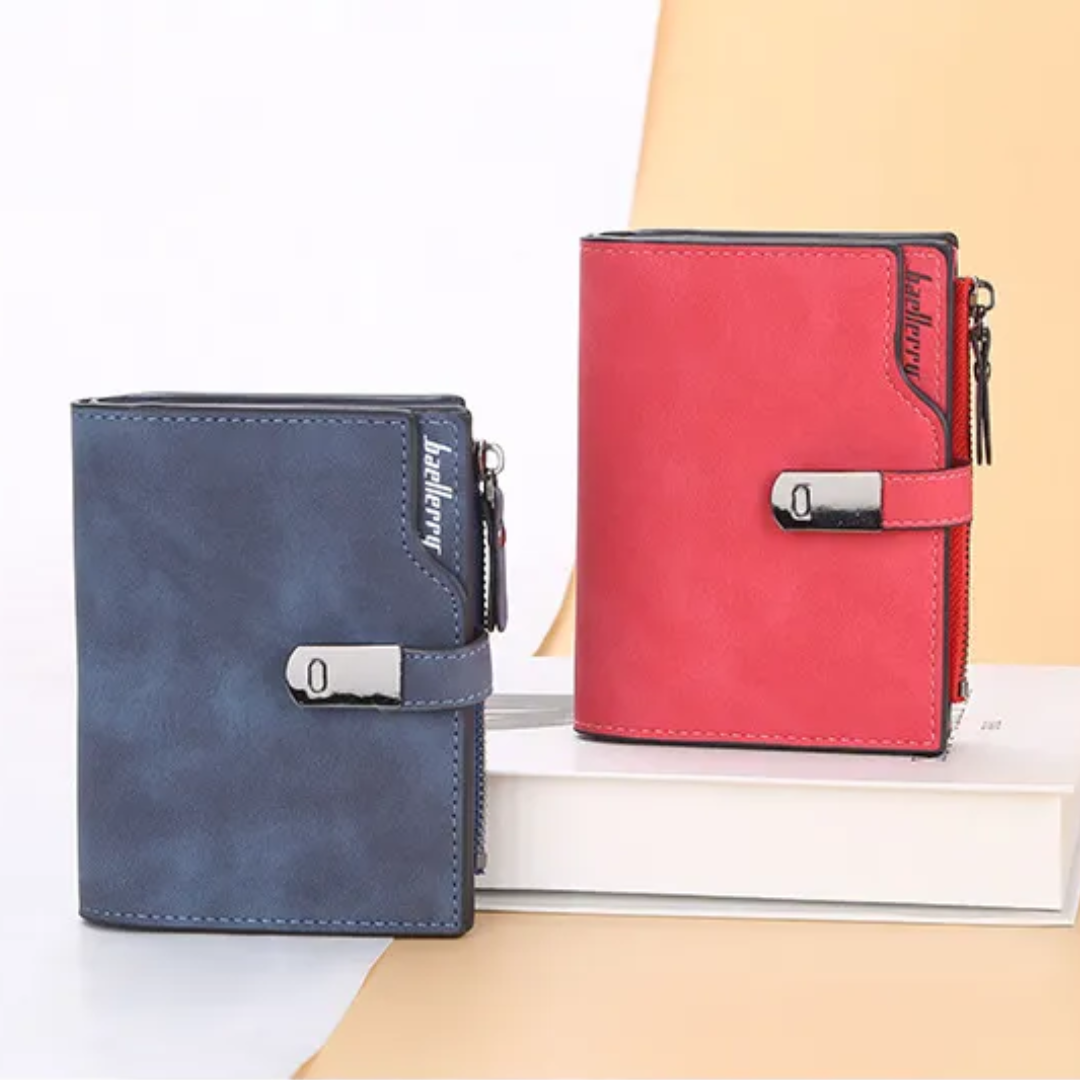 Compact wallet with magnetic loop | Practical and trendy