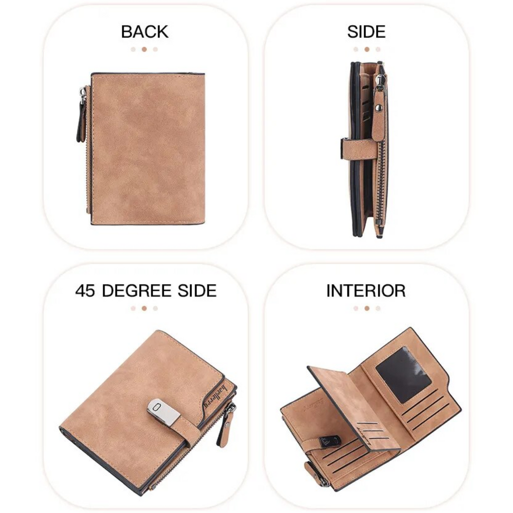 Compact wallet with magnetic loop | Practical and trendy