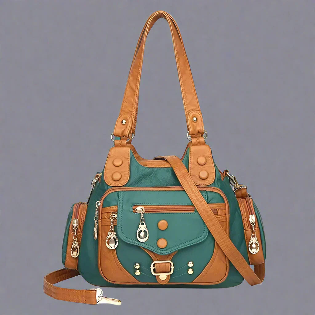 Aletta - Elegant shoulder bag in soft vegetable leather