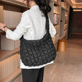 Quilted cloud shoulder bag