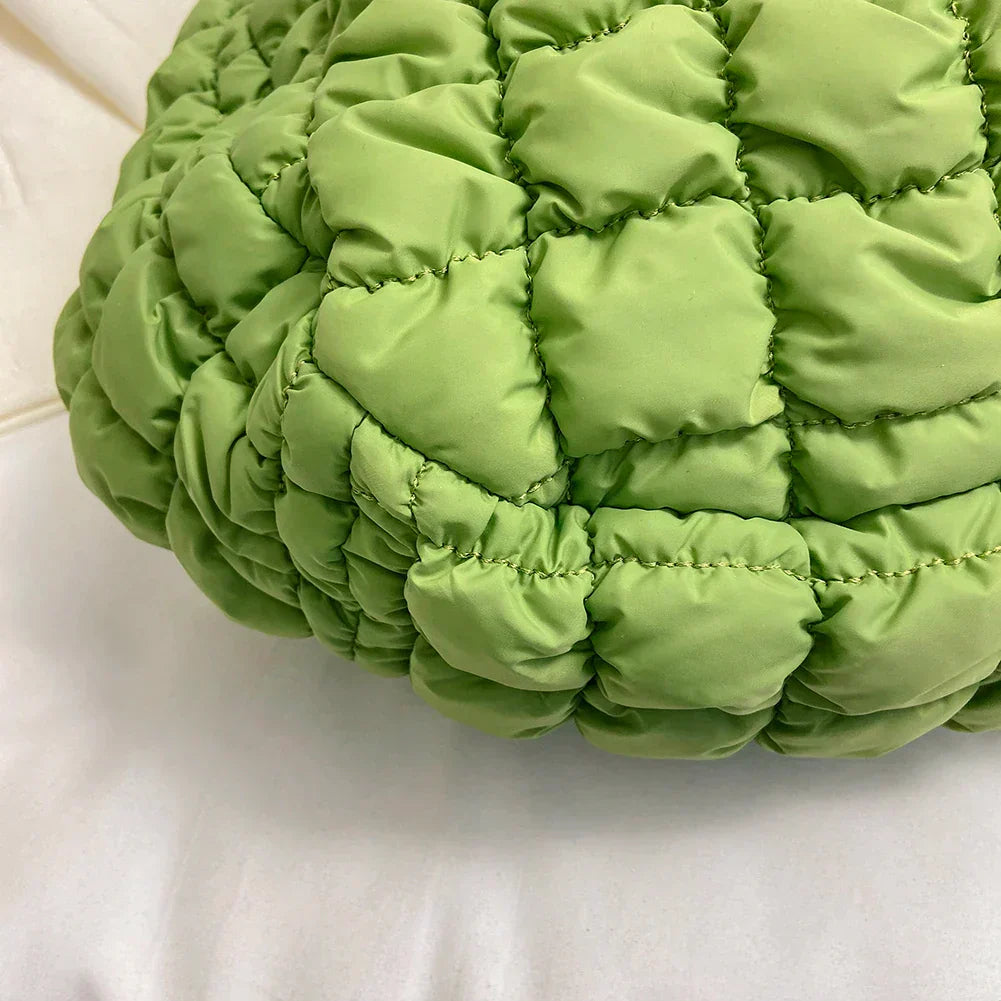 Quilted cloud shoulder bag