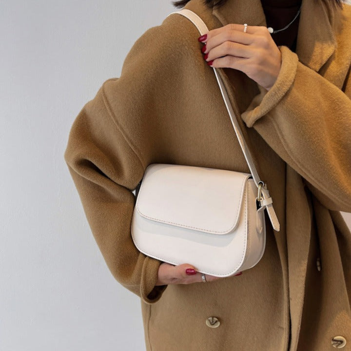 Priscilla - Elegant handmade leather shoulder bag