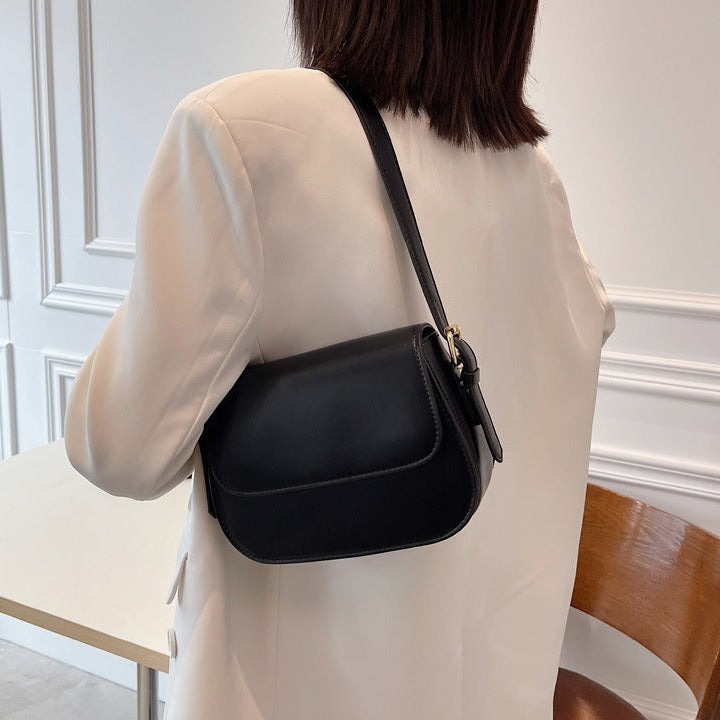 Priscilla - Elegant handmade leather shoulder bag