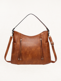 Renée Large leather shoulder bag for ladies | Retro Handbag | Shopper