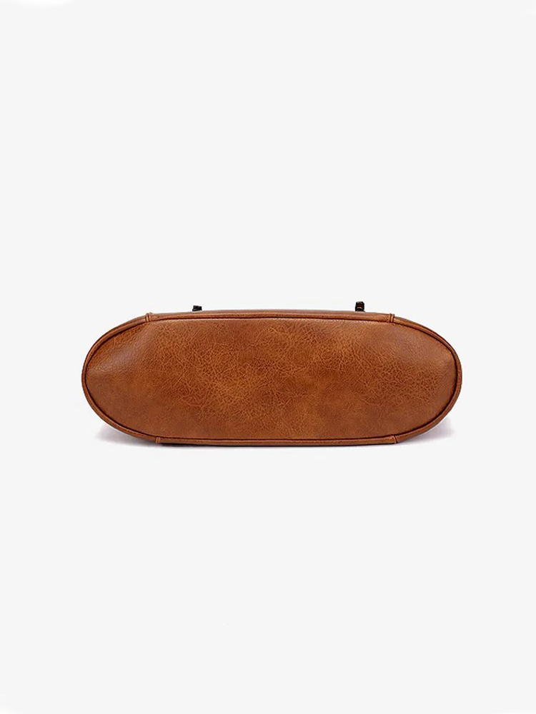 Renée Large leather shoulder bag for ladies | Retro Handbag | Shopper
