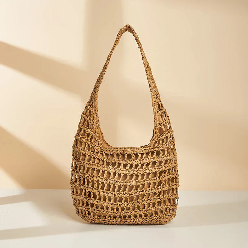 Lumina wicker shoulder bag
