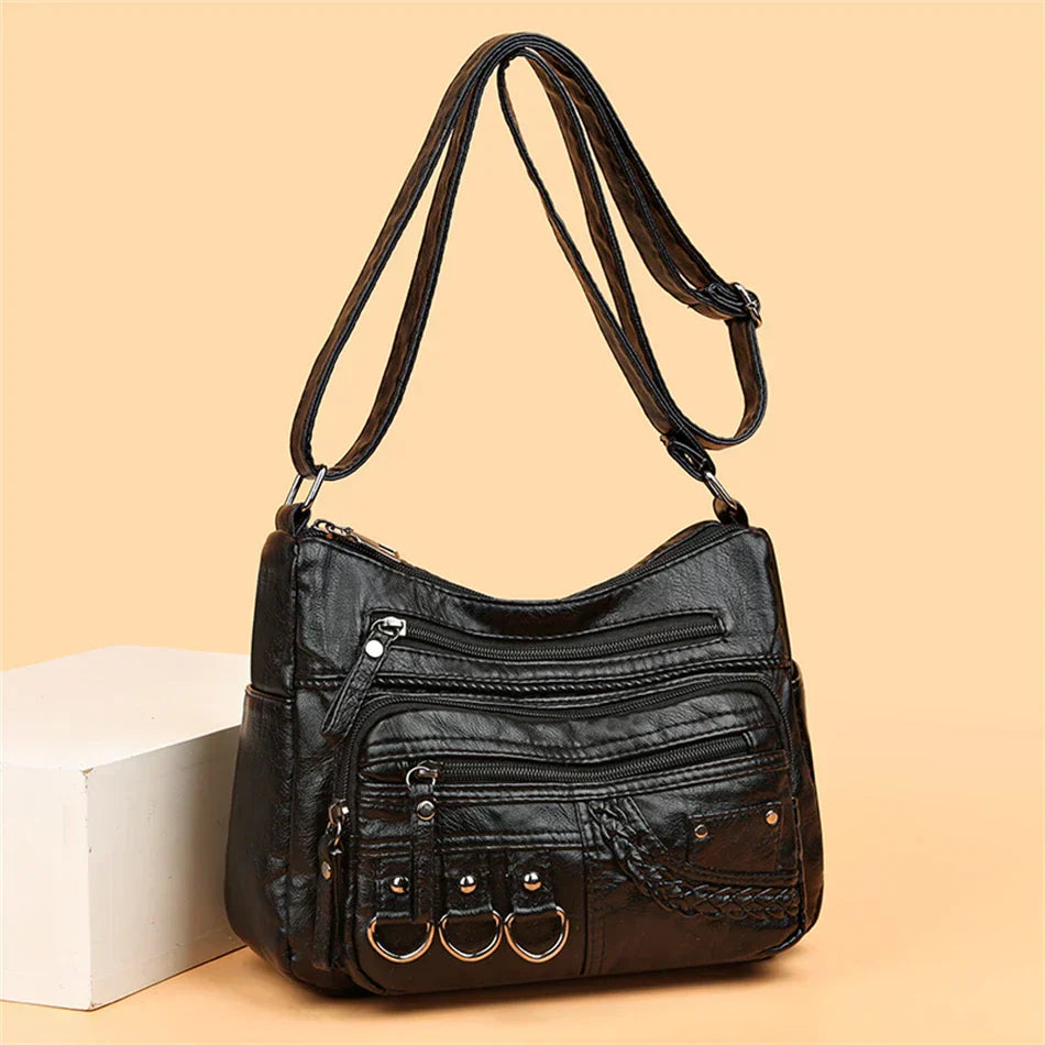 Ayla - Elegant vintage-style vegan leather handbags