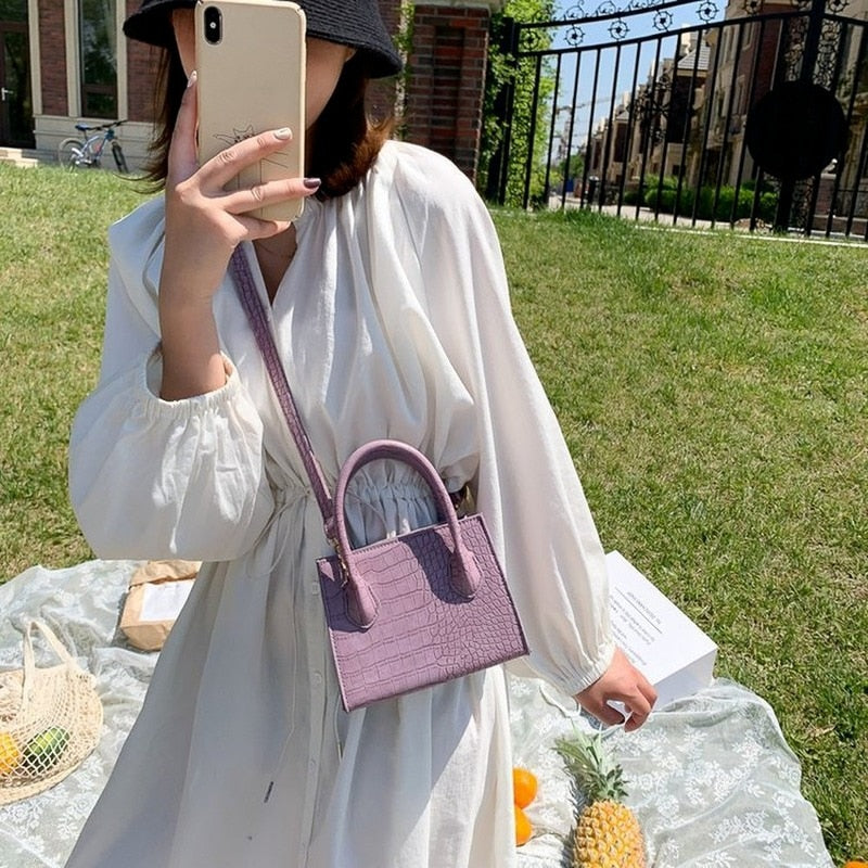 Crocodile handbag