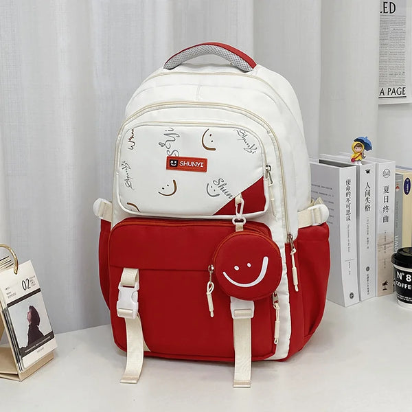 ashly| Cute large capacity laptop travel backpack