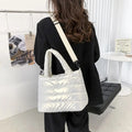 Aurora Fashion Lightweight Padded Shoulder Bag