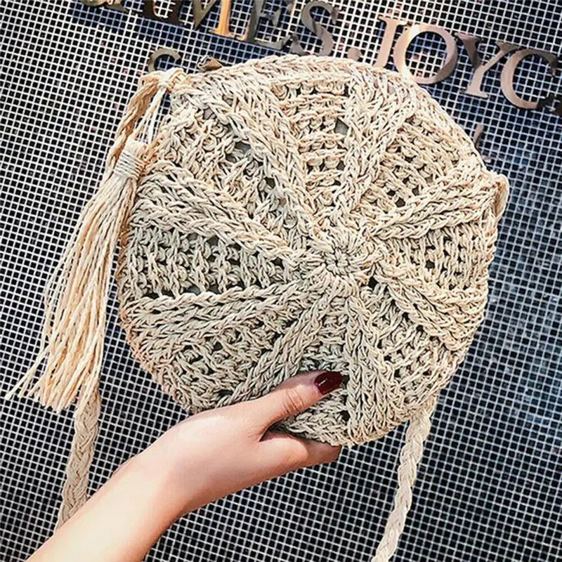 ChicWaves rattan shoulder bag