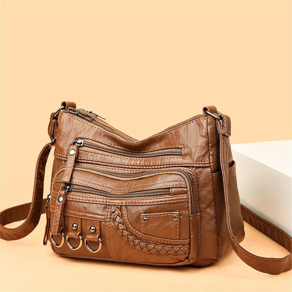 Ayla - Elegant vintage-style vegan leather handbags