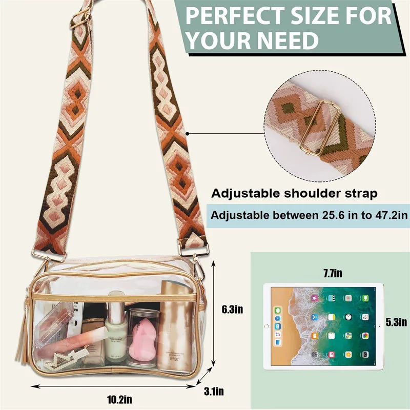 ChicBags Transparent shoulder bag