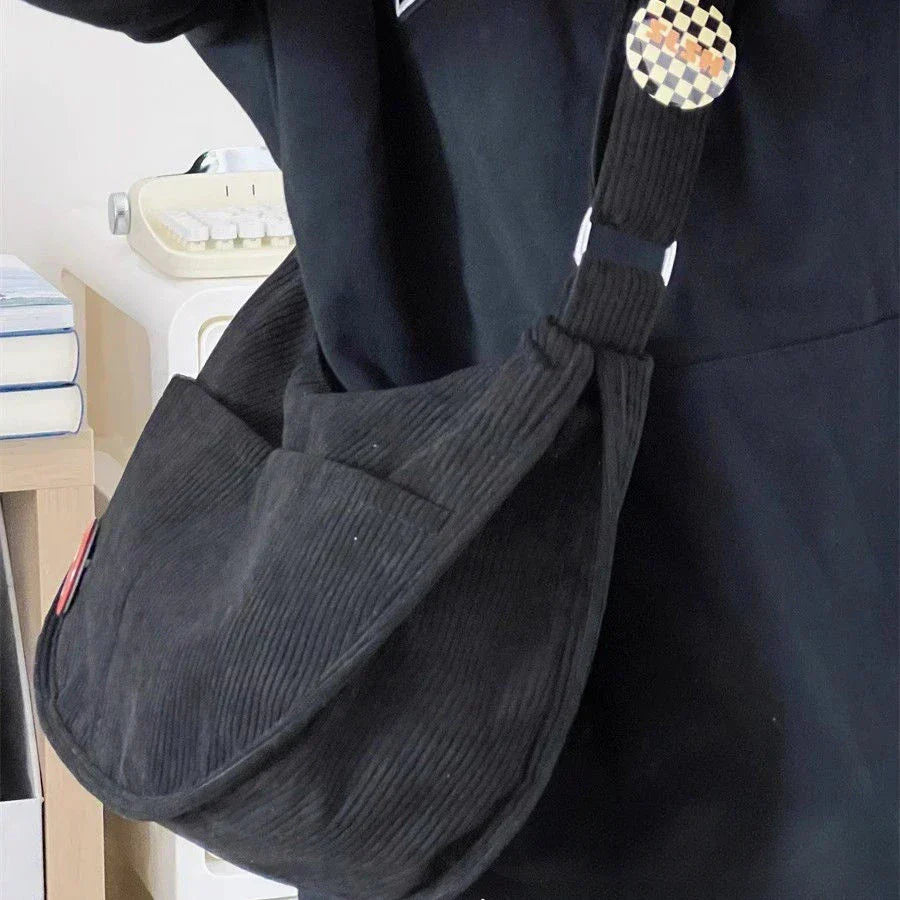Corduroy shoulder bag - Kaylani