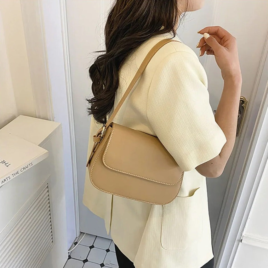Priscilla - Elegant handmade leather shoulder bag