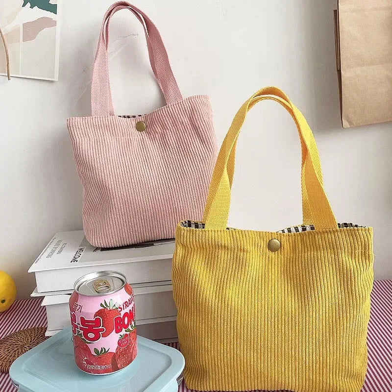 Corduroy shoulder bag - Nyla