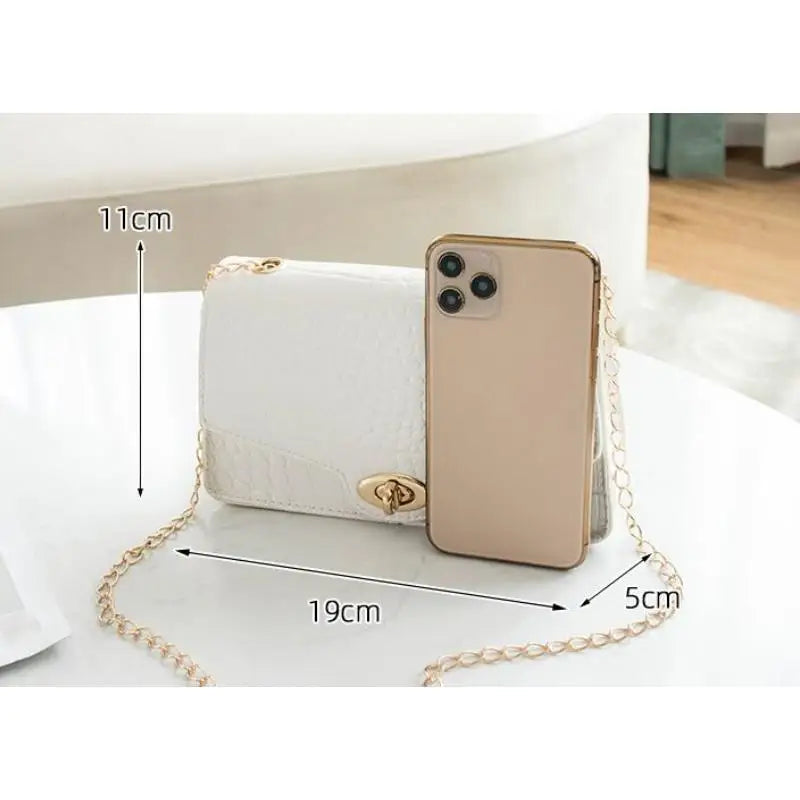 Lumière Chic square shoulder bag
