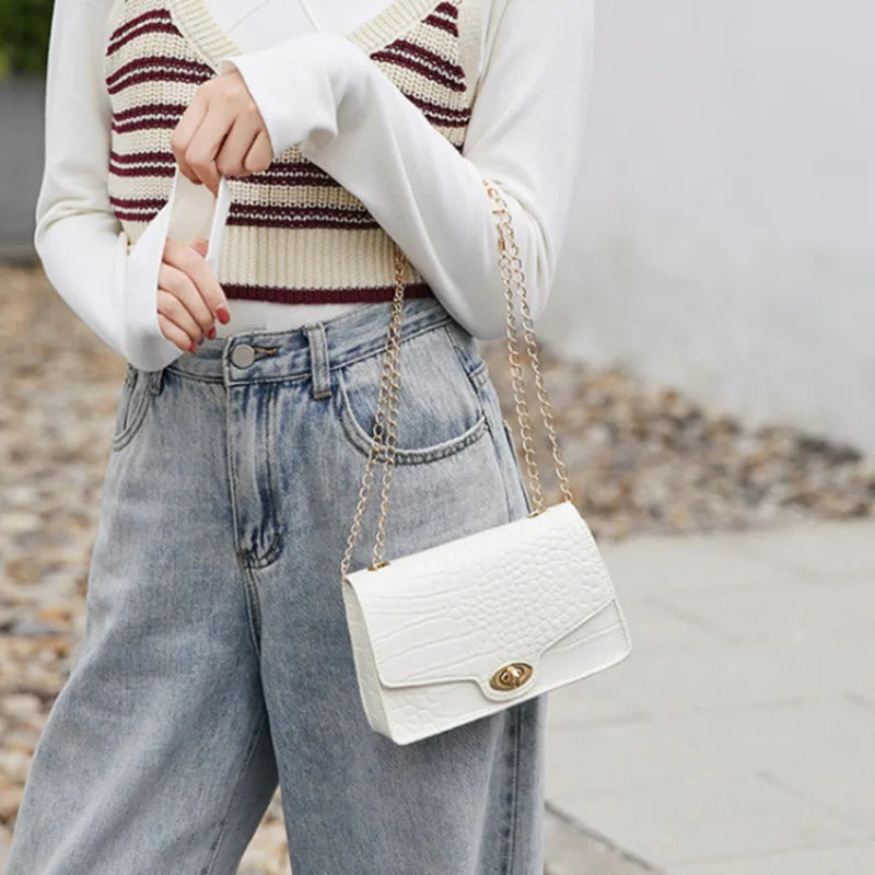 Lumière Chic square shoulder bag