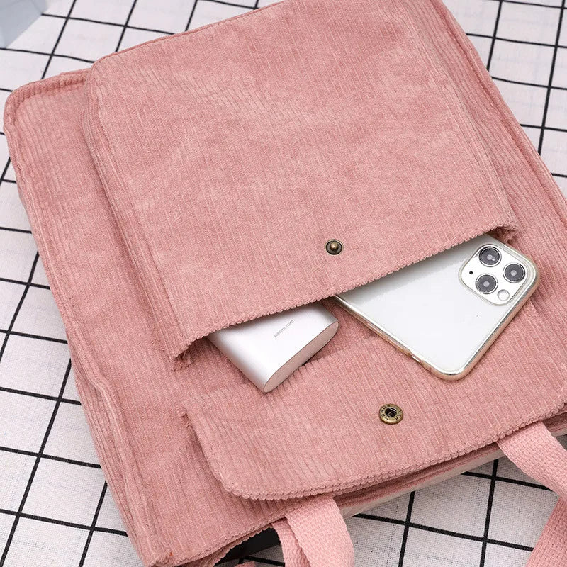 Corduroy shoulder bag by Fiora Design