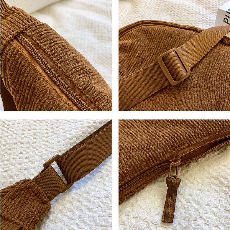 Corduroy shoulder bag - Gracie