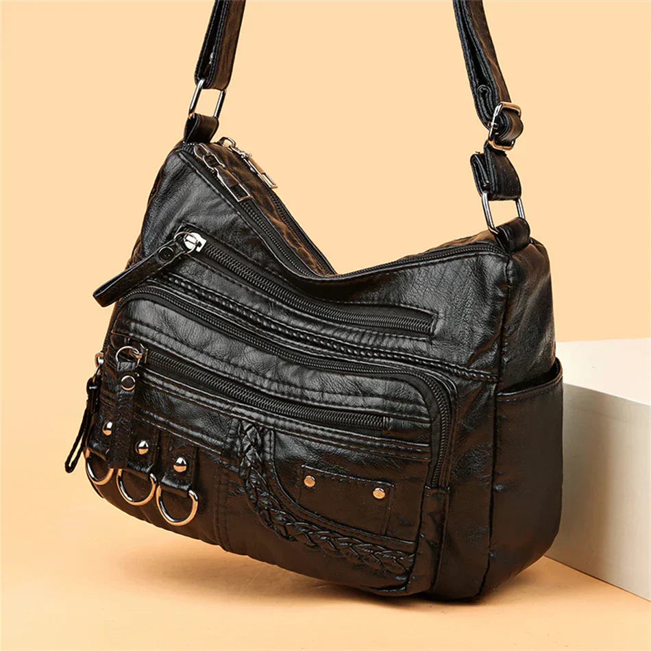 Ayla - Elegant vintage-style vegan leather handbags