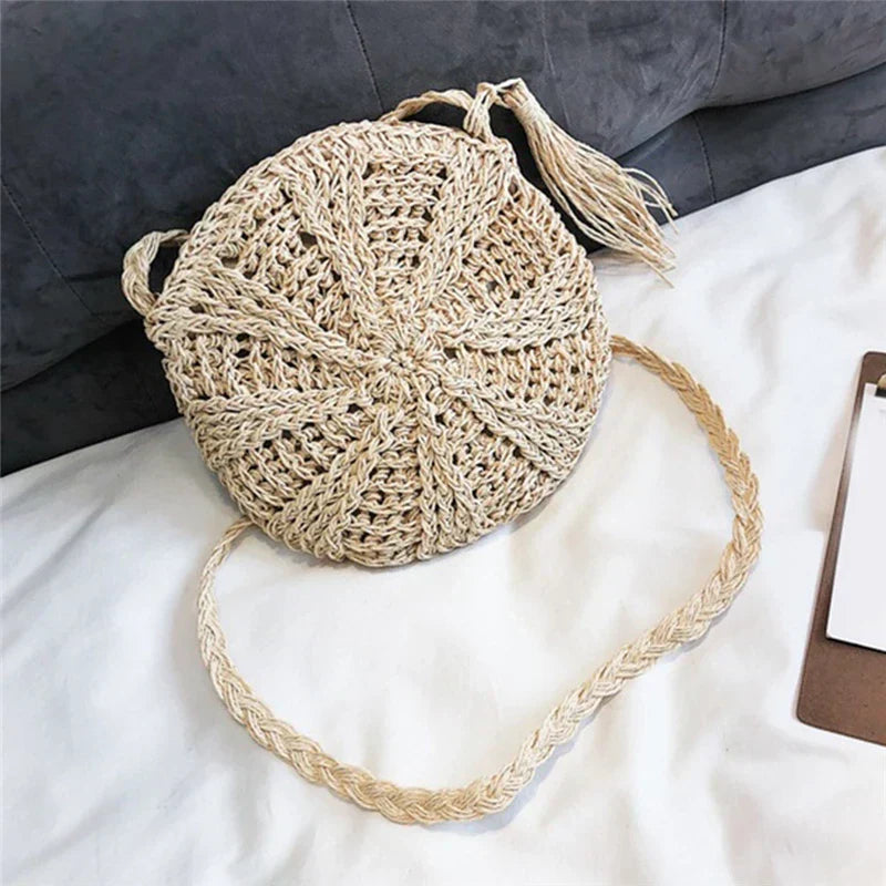 ChicWaves rattan shoulder bag