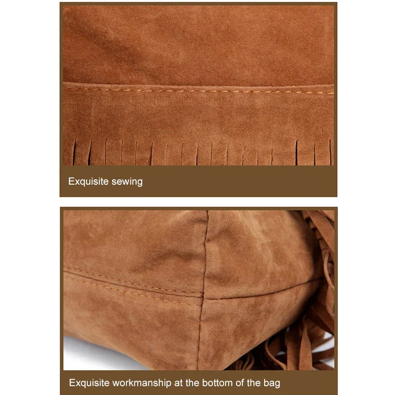 Avelon fringed shoulder bag