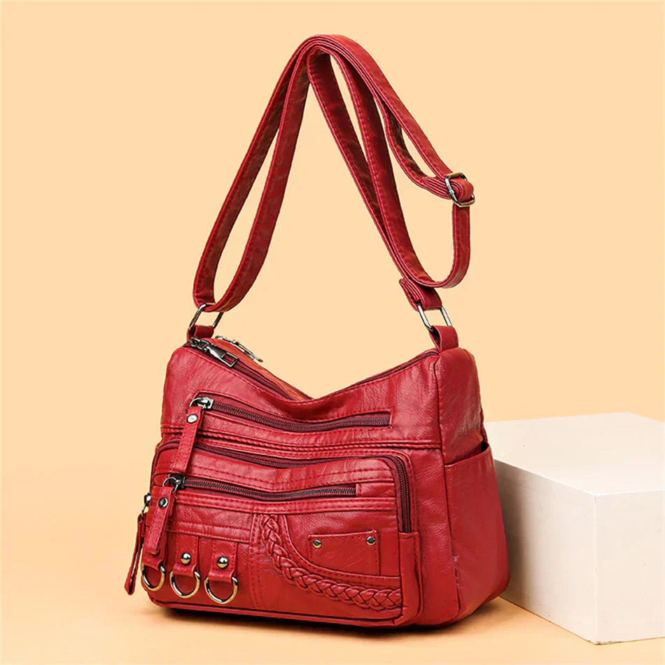 Ayla - Elegant vintage-style vegan leather handbags
