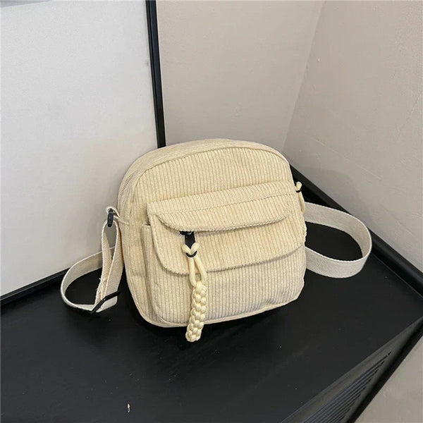 Corduroy shoulder bag - Juliana