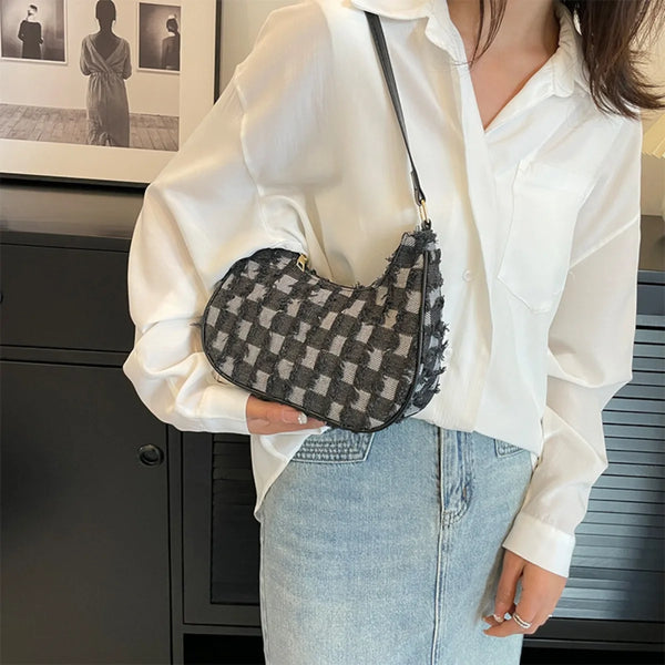 UrbanChic denim shoulder bag