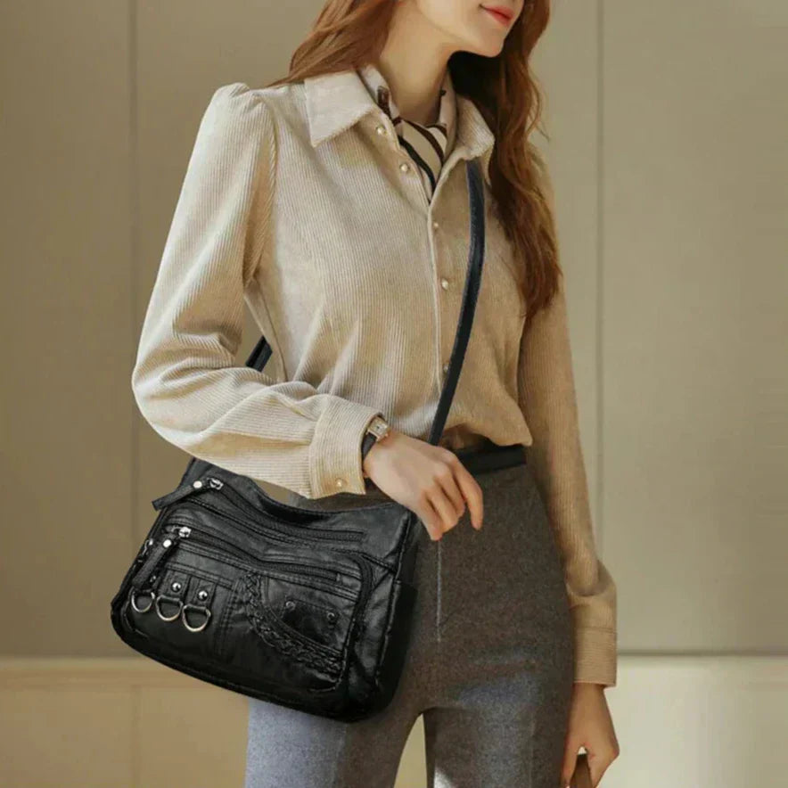 Ayla - Elegant vintage-style vegan leather handbags