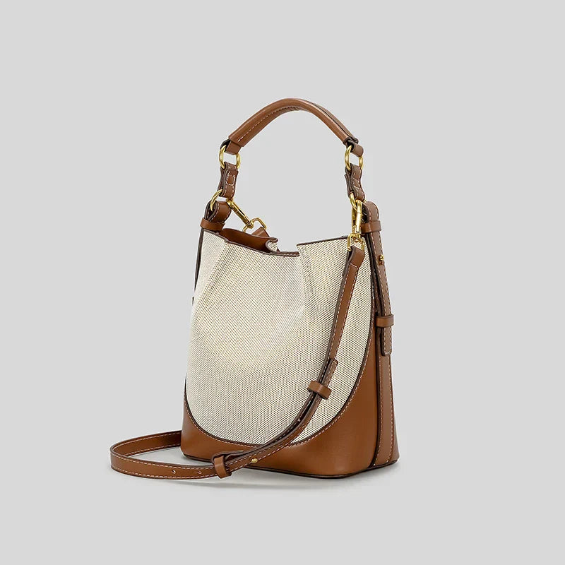 LuxElegance canvas backpack