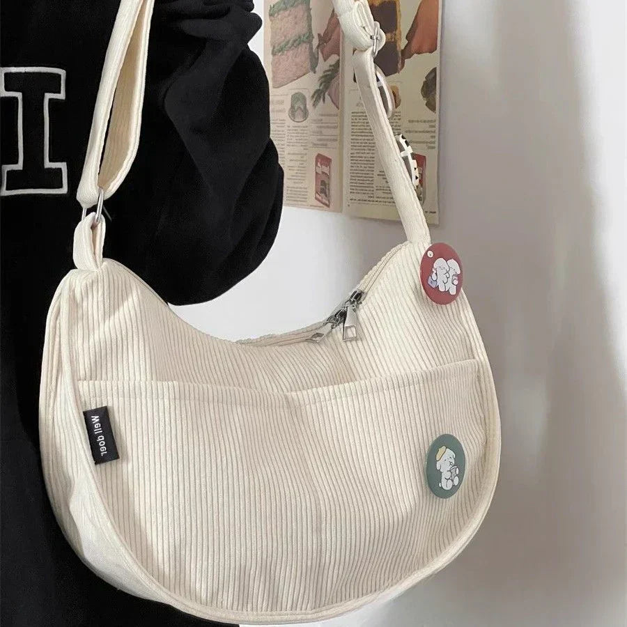 Corduroy shoulder bag - Redhima