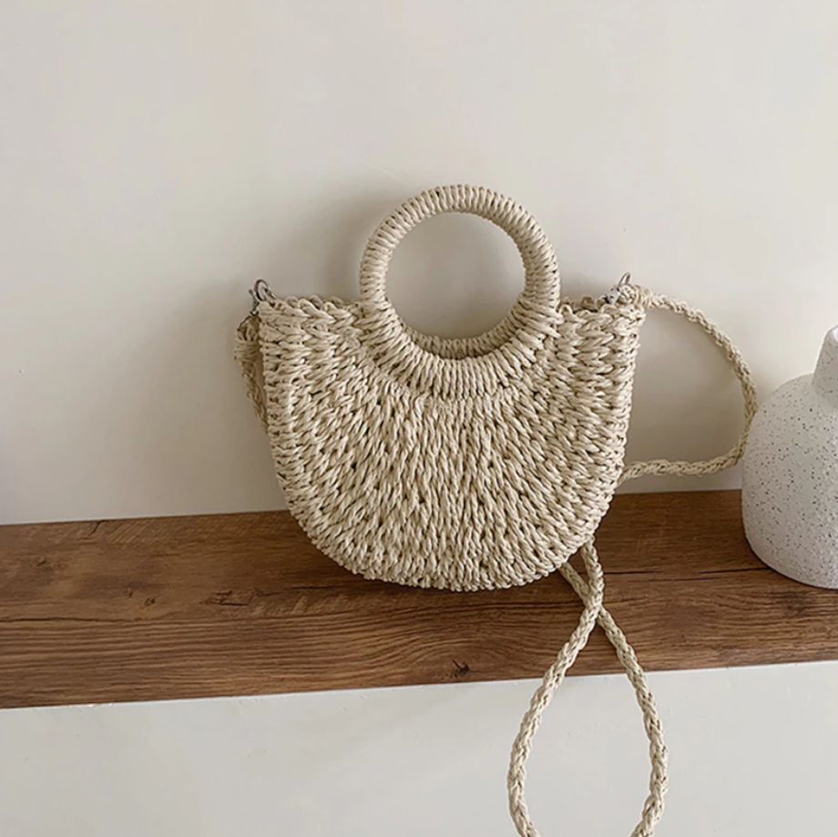 Vardi Dante™ Romy Wicker Shoulder Bag | A stylish summer bag for women