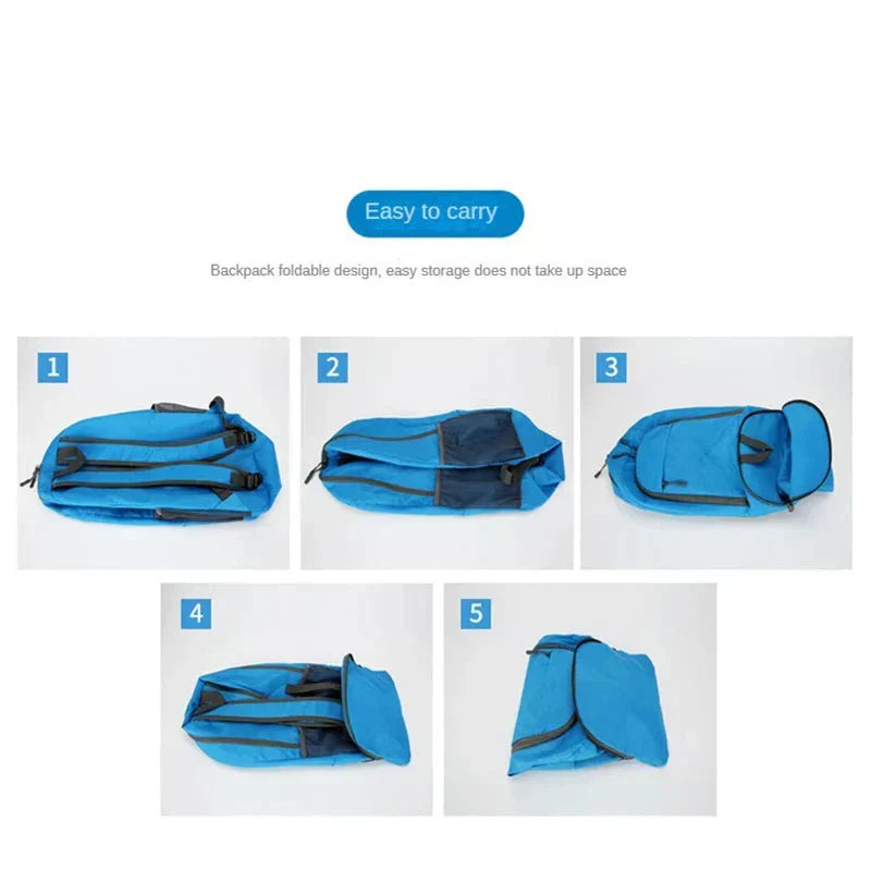 ComfortPack - Ultra-light folding backpack for travel and hiking