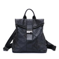 April | Elegant leatherette backpack for women
