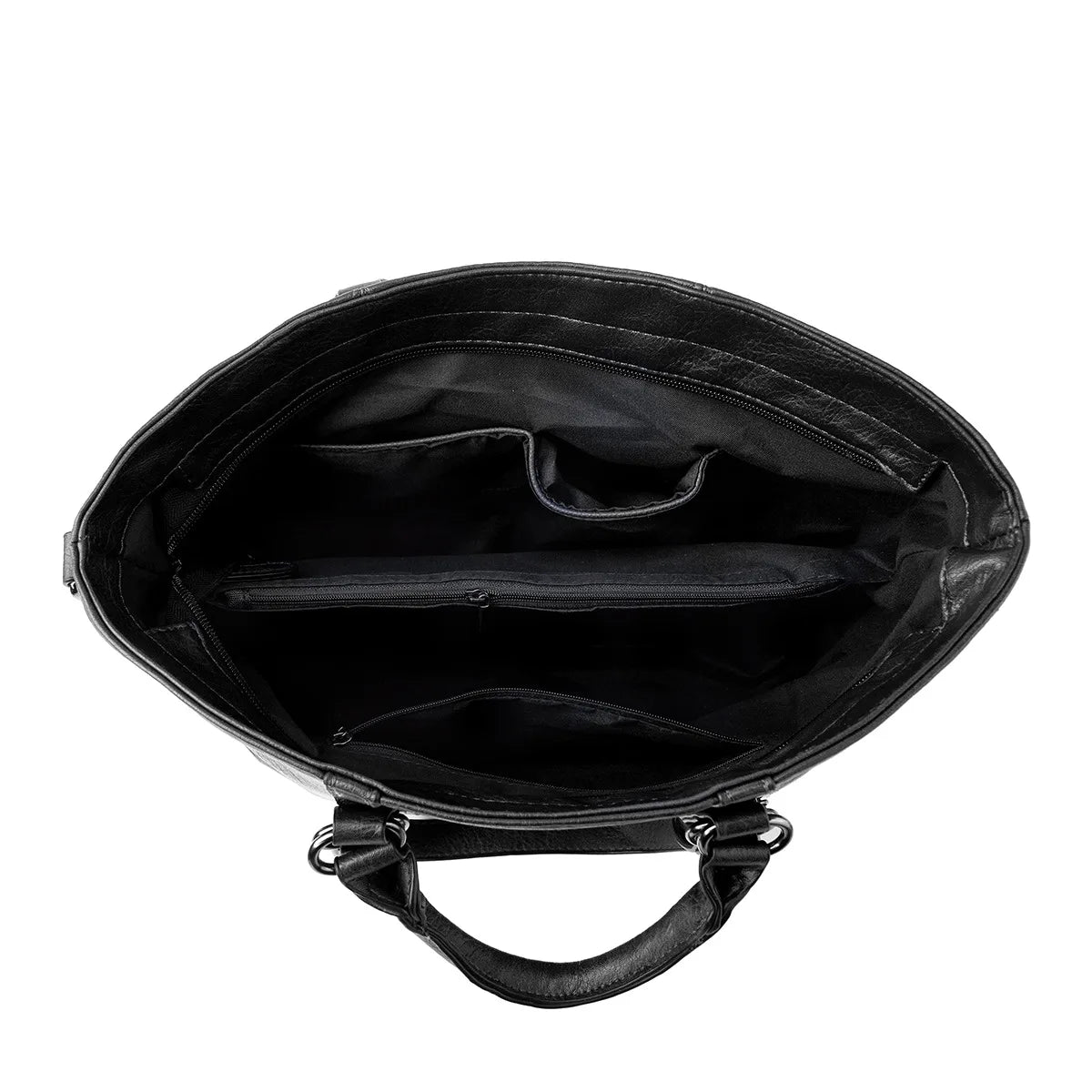 Sign | "Large leather shoulder bag".