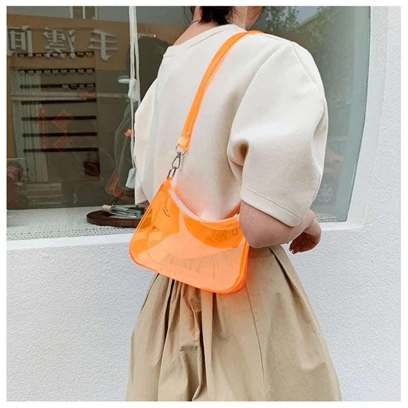GlamourPulse Jelly Joy shoulder bag