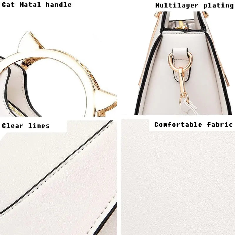 EclatBelle Cute Cat Handbag